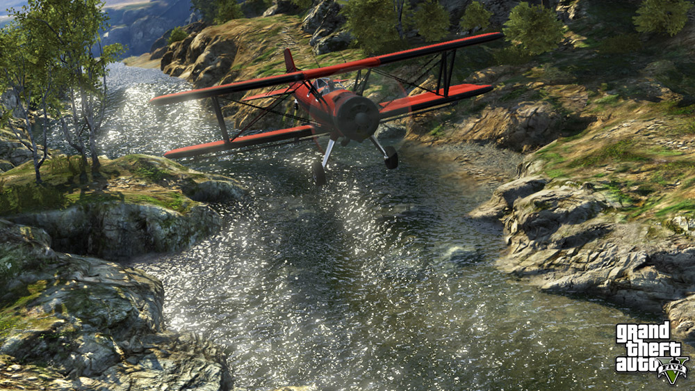 Grand Theft Auto 5 GaGrand Theft Auto 5 Plane Game Screenshotme Screenshot 2