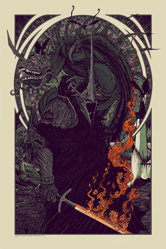 Witch King Fell Beast Mondo Poster