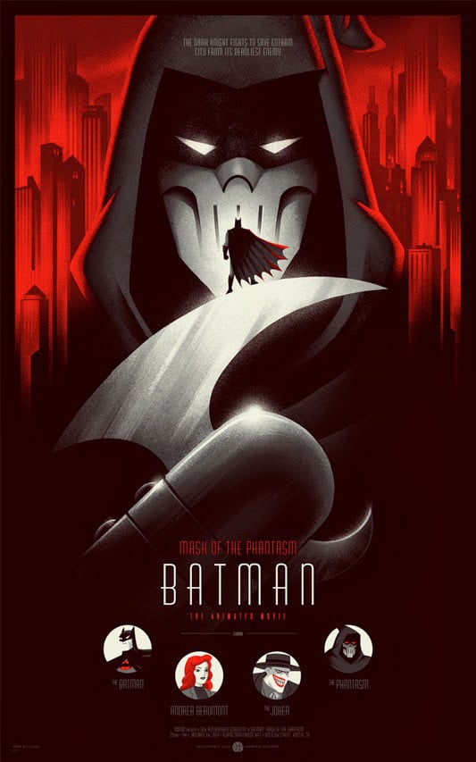 Batman Mask of the Phantasm Movie Poster Print