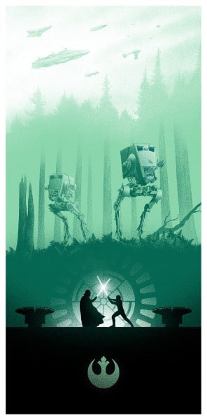 Return of the Jedi Movie Poster by Marko Manev