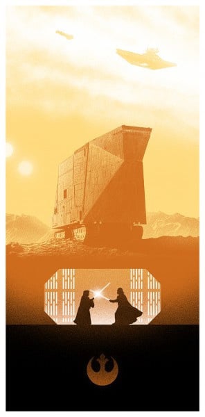 Star Wars Movie Poster by Marko Manev