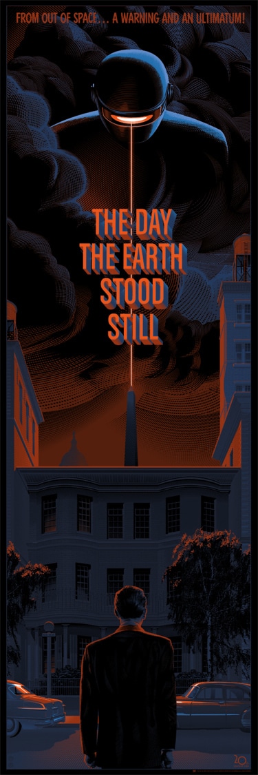 The Day the Earth Stood Still Movie Poster by Laurent Durieux