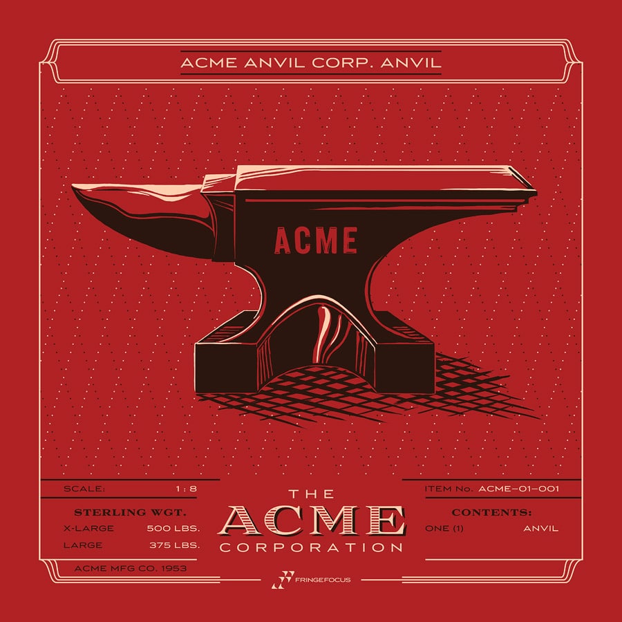 ACME Anvil Print