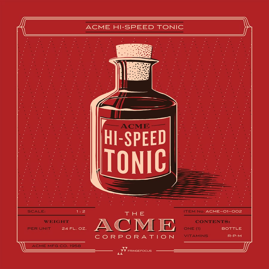 ACME Hi-Speed Tonic Print