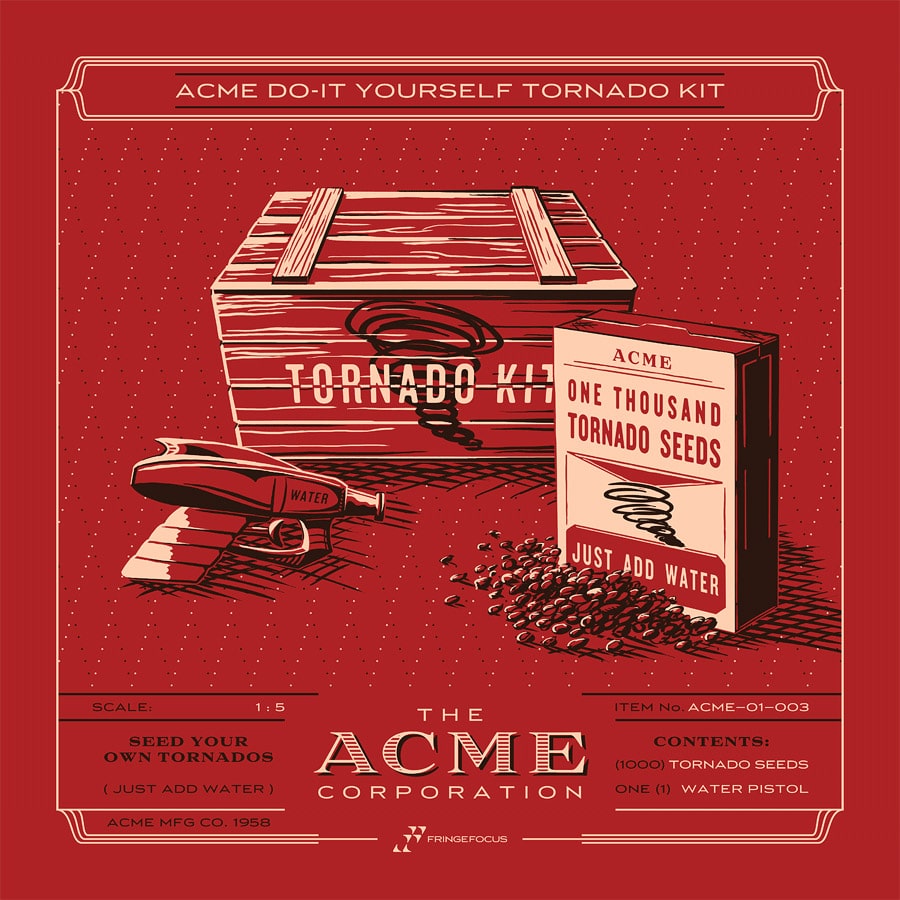 ACME Tornado Kit Print