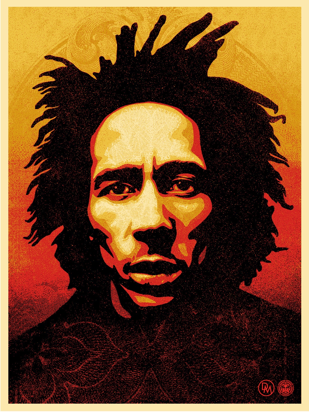 Bob Marley Print by Obey and Dennis Morris