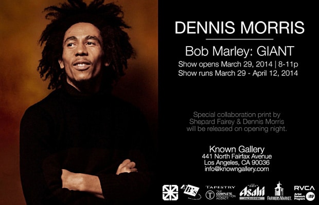 Bob Marley Art Show Featuring Dennis Morris