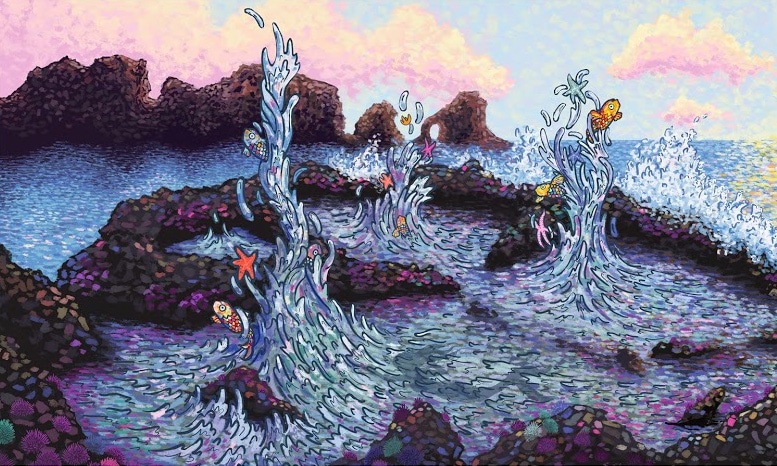 Mermaid Weather Print by James Eads Closeup 2
