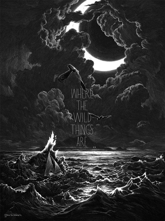 Where The Wild Things Are Mondo Poster
