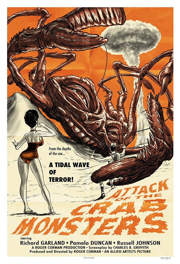 Attack of the Crab Monsters Movie Poster