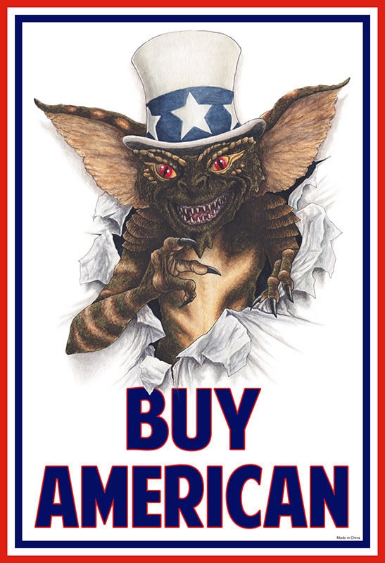 Gremlins Buy American Poster