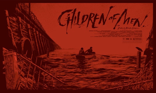 Children of Men Red Movie Poster