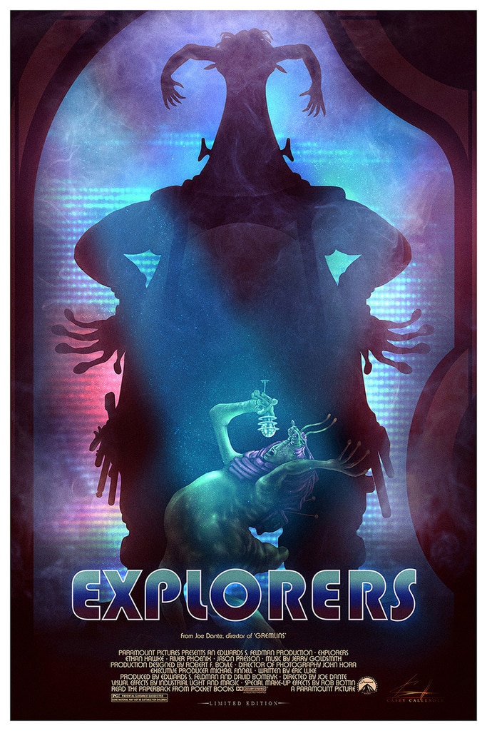 Explorers Alien Singing Movie Poster