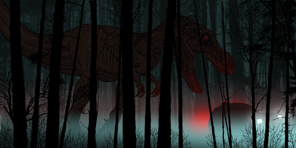 Jurassic Park Soundtrack Art by Dan McCarthy 4