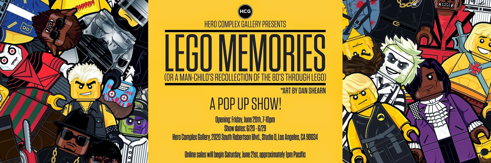 LEGO Movie and Pop Art Minifigures Art Show