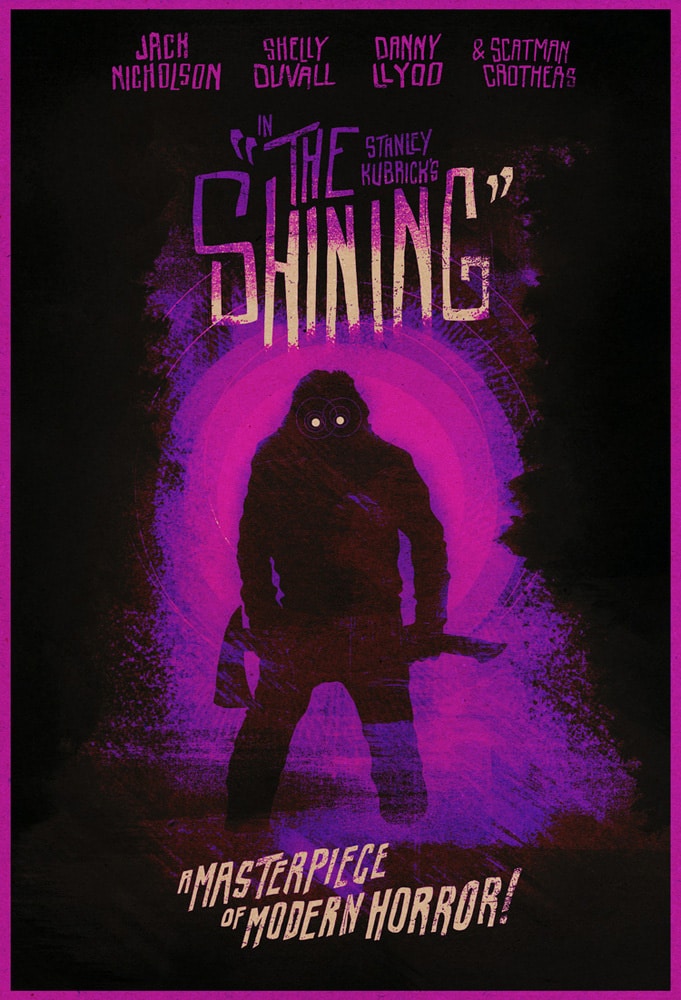 The Shining Move Poster Purple