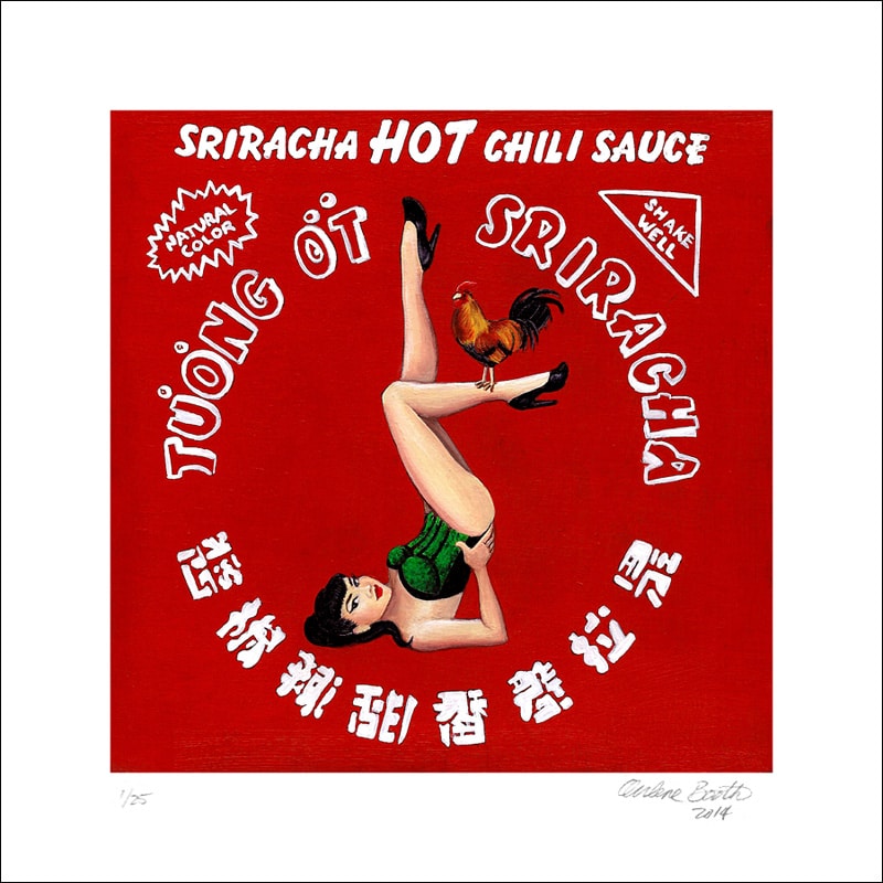 Hot Stuff Sriracha Print