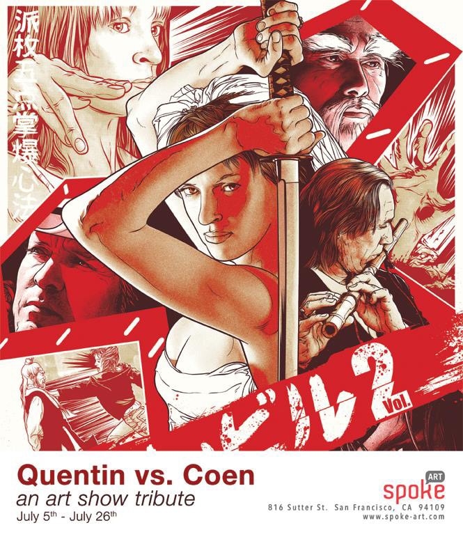 Quentin vs. Coen Group Art Show from Spoke Art