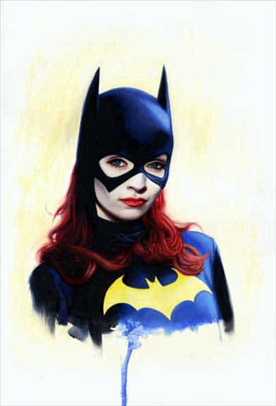 Bat Girl Print by David Stoupakis