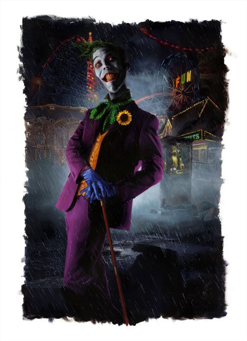 The Joker Print by David Stoupakis