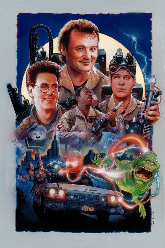 Ghostbusters Group Movie Poster