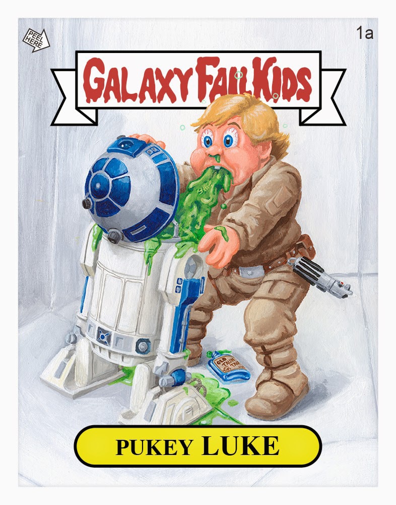 Garbage Pail Kids Star Wars Print