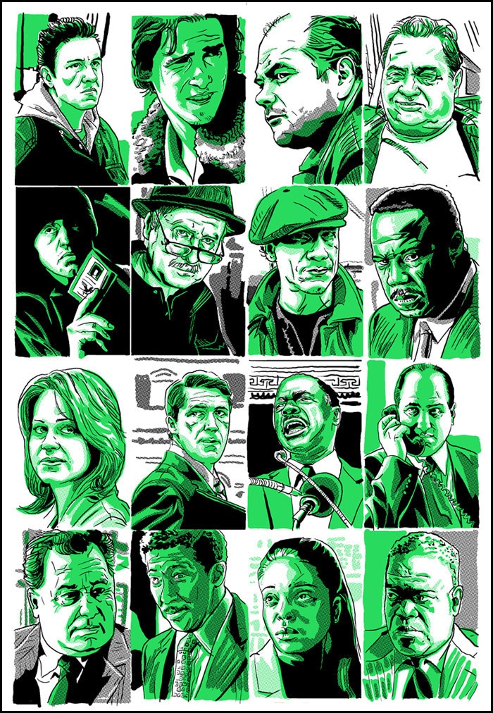 The Wire Character Profile Prints 2