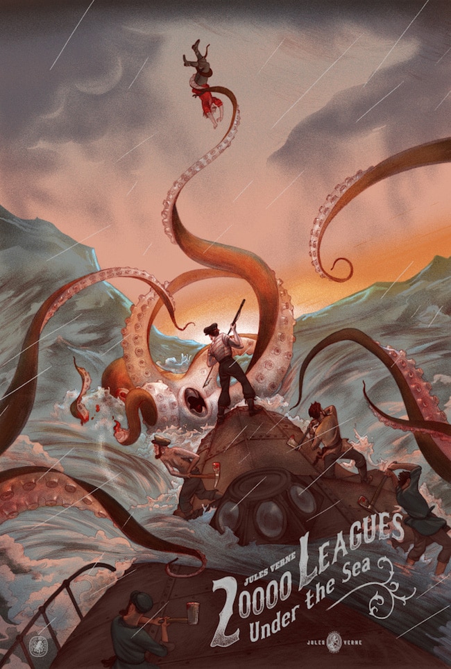 20,000 Leagues Under the Sea from Nautilus Art Print