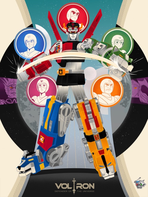 Voltron Poster by Vincent Aseo