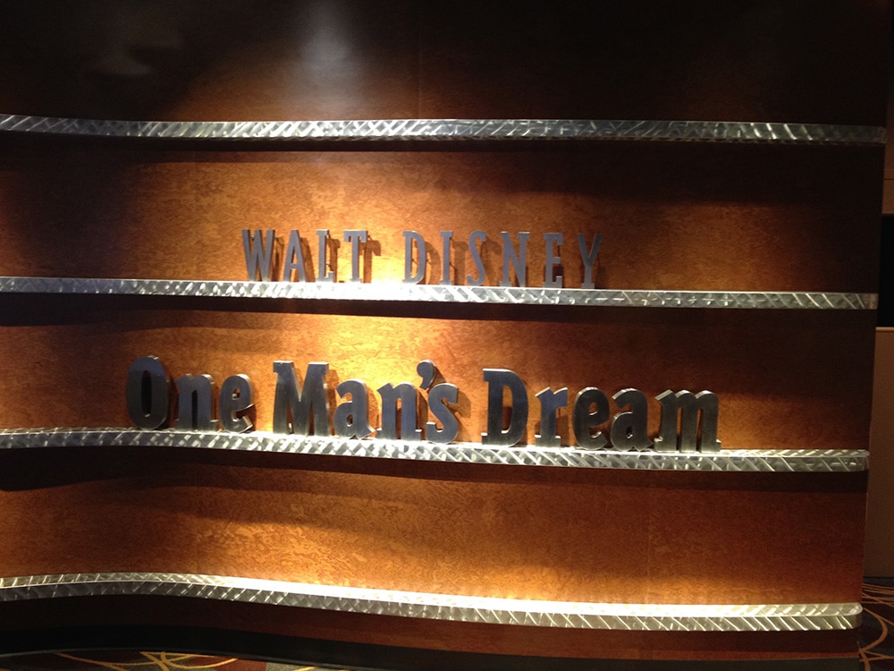 Walt Disney One Man's Dream Exhibit