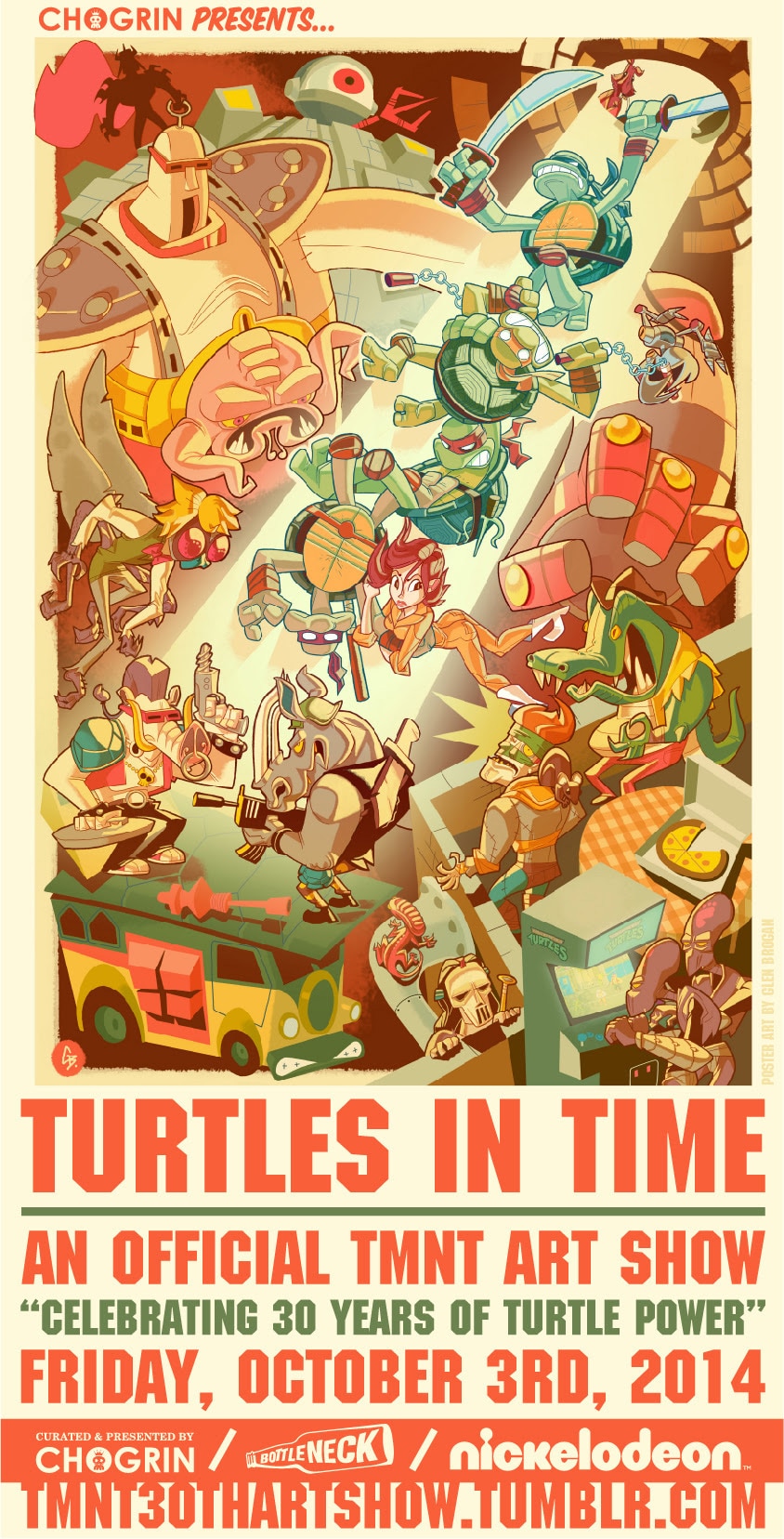 Official TMNT "Turtles in Time" Art Show 