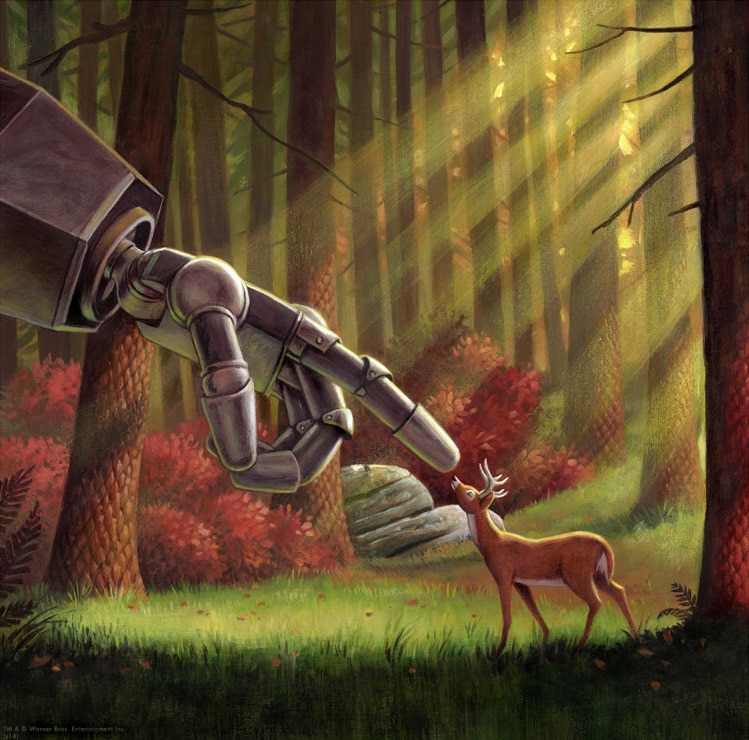 The Iron Giant Deer Poster