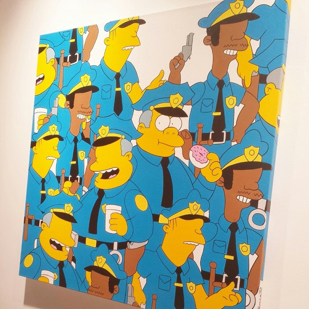 Simpsons Painting