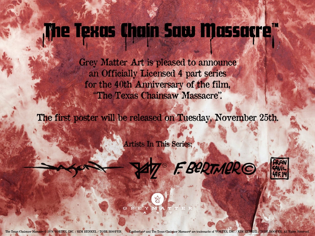 Texas Chainsaw Massacre Movie Poster Series Info