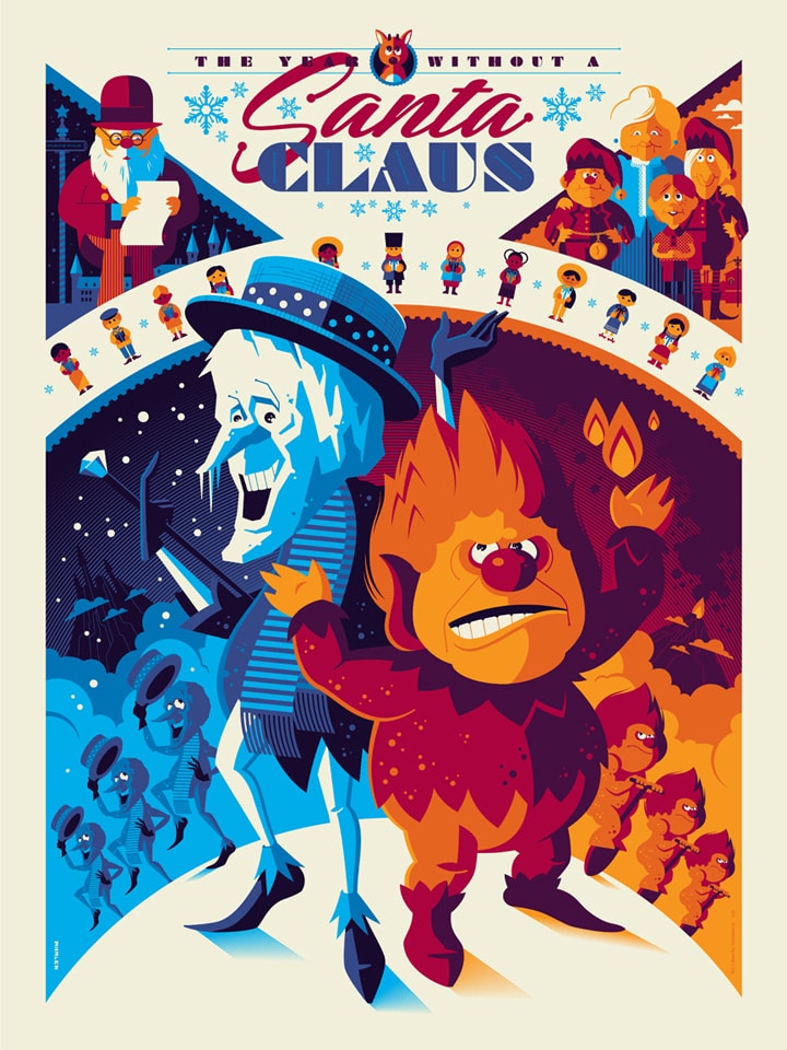 The Year Without a Santa Claus Print by Tom Whalen