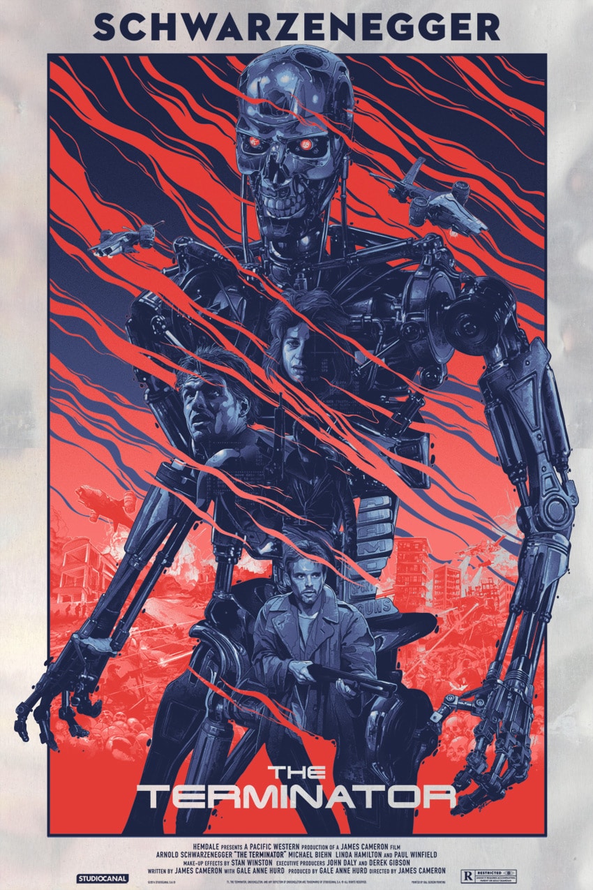 The Terminator Movie Poster Foil Variant