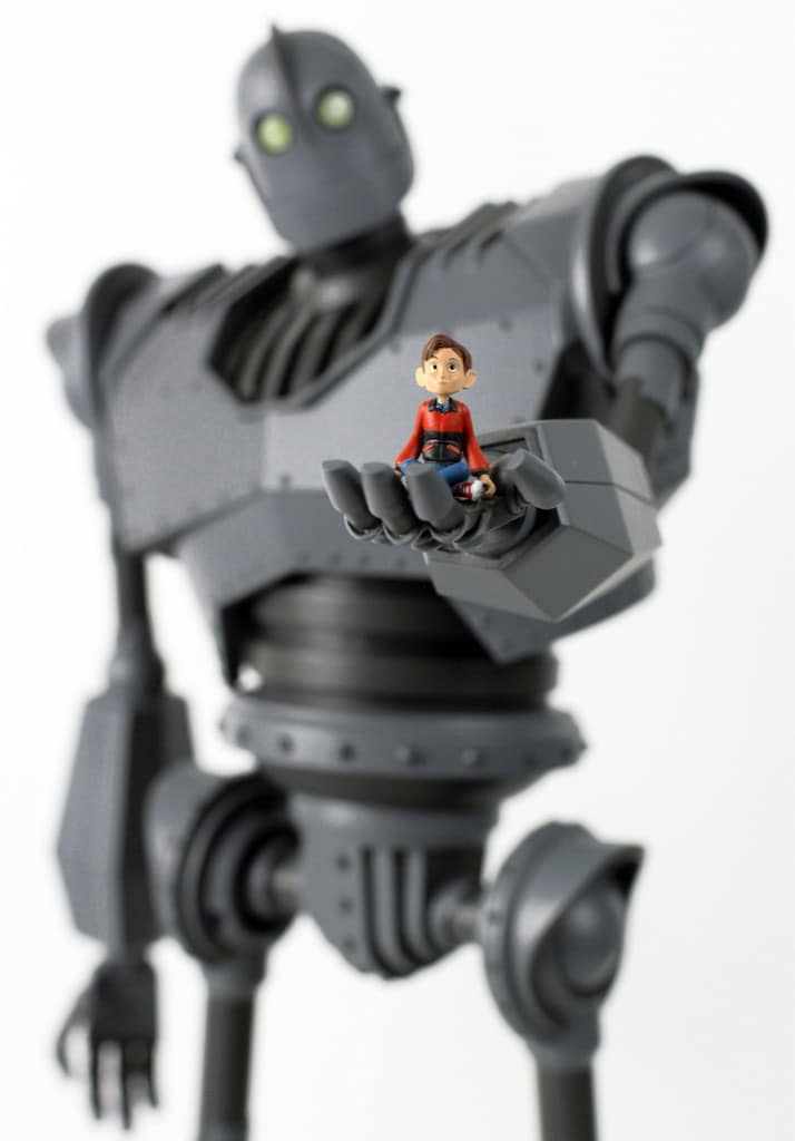 The Iron Giant Toy with Boy Figure