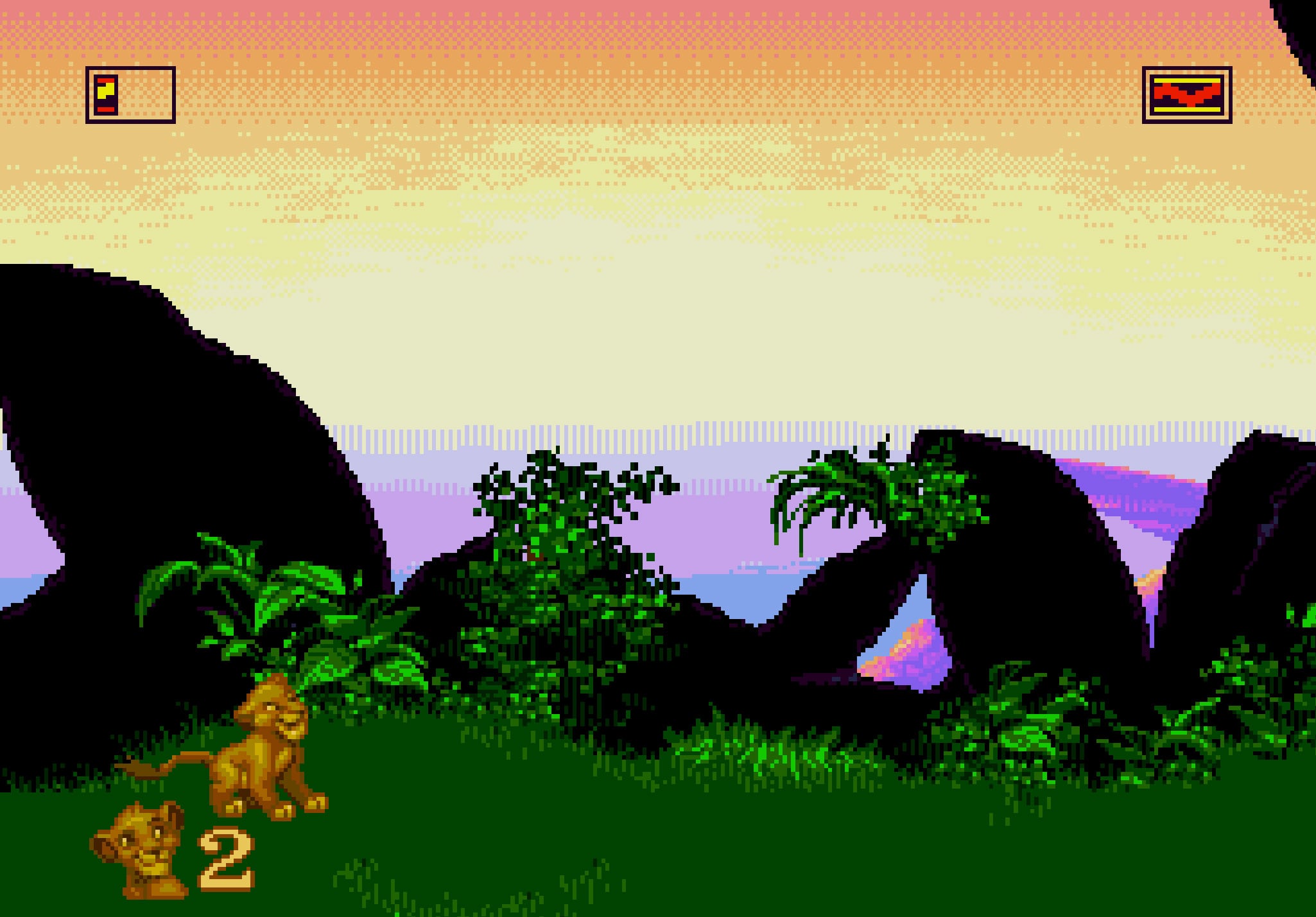 The Lion King Video Game Screenshot