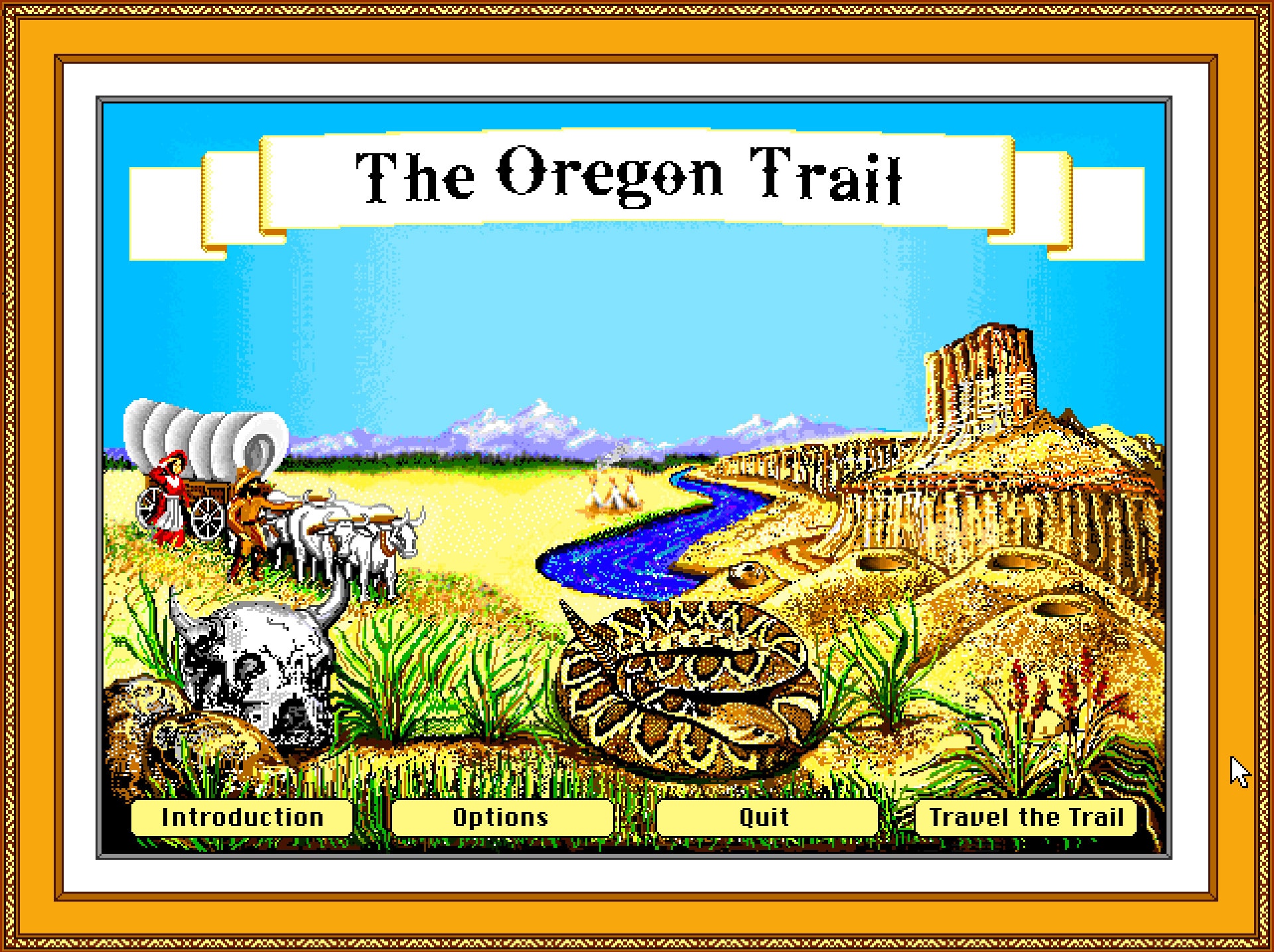 The Oregon Trail Deluxe Game Screenshot 1