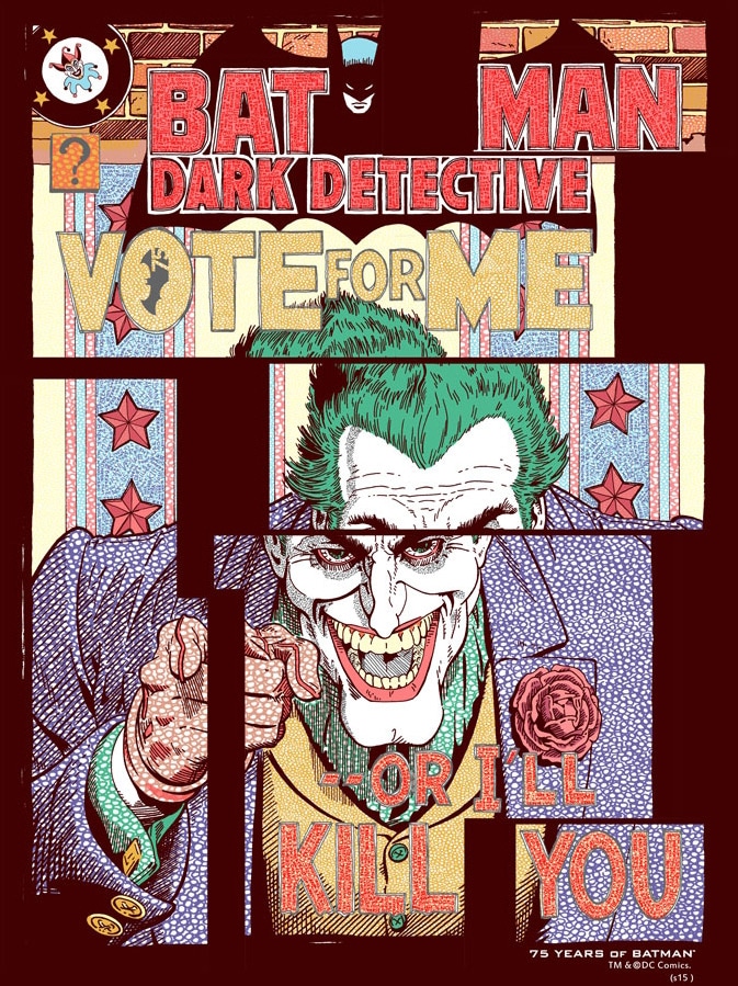 Joker Vote for Me Print