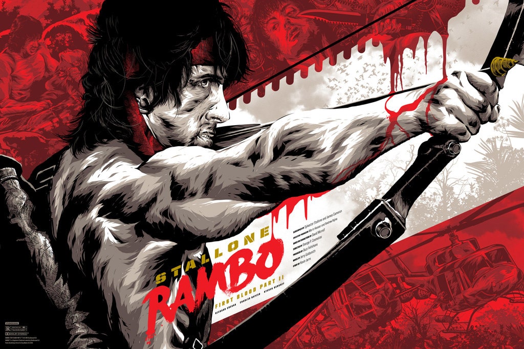 Rambo First Blood Part II Movie Poster