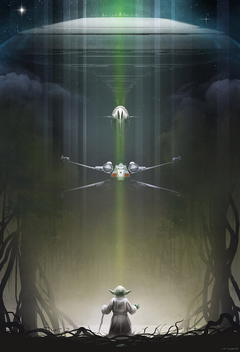Official Star Wars Yoda Print from Andy Fairhurst