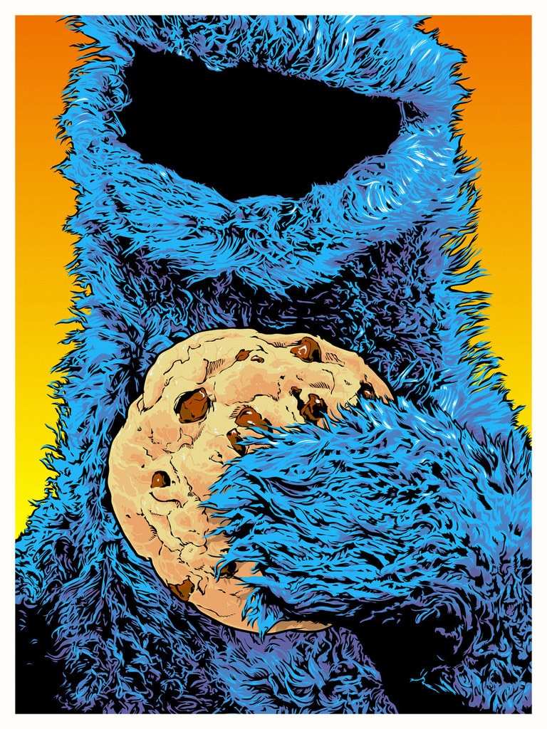 Cookie Monster Print