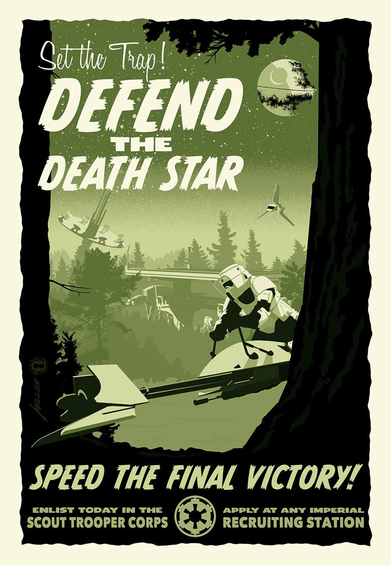 Defend the Death Star Poster