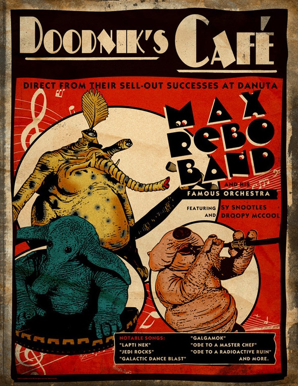 Doodniks Cafe Poster