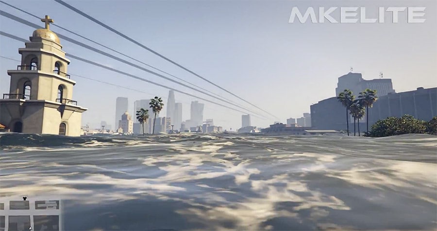 Awesome GTA V Tsunami Game Mod Screenshot 10