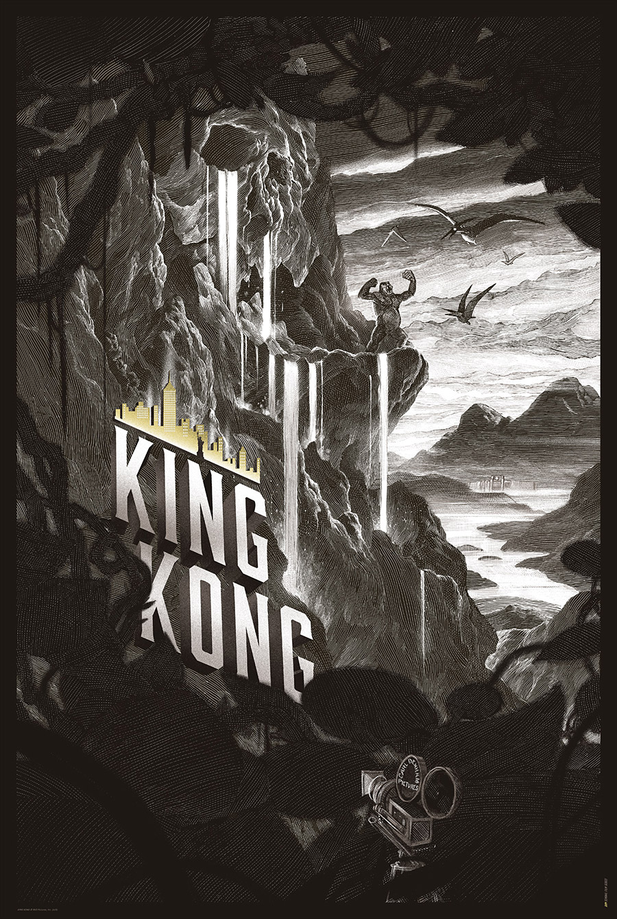 King Kong Poster from Nicolas Delort Variant