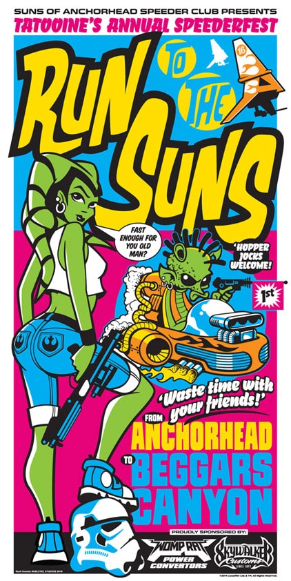 Race to the Suns Print
