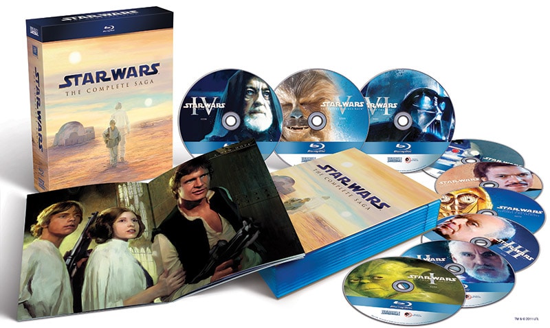 Star Wars The Complete Saga on Blu-ray