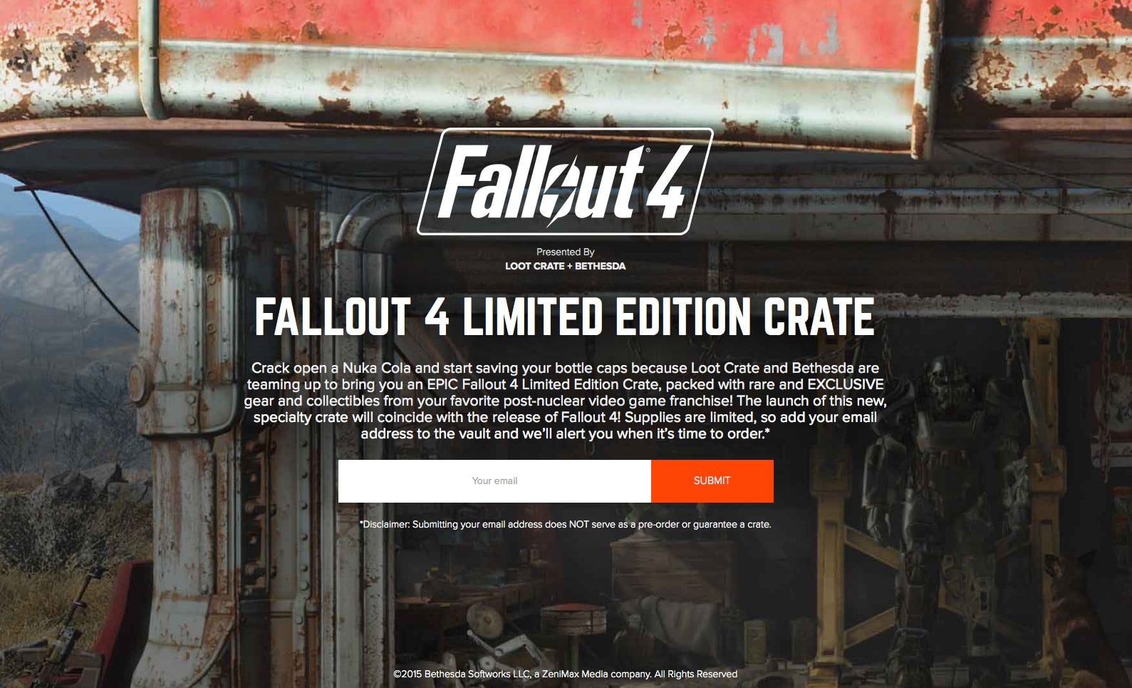 Loot Crate Fallout 4 Limited Edition Crate